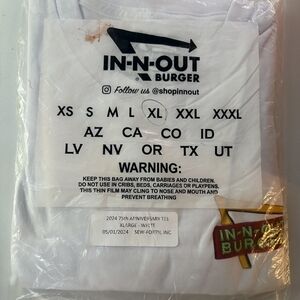 2024 75th Anniversary In N Out White T-Shirt